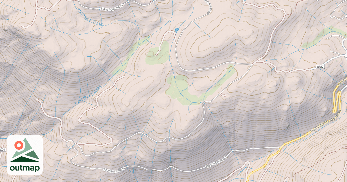 Map of BLACK POINT