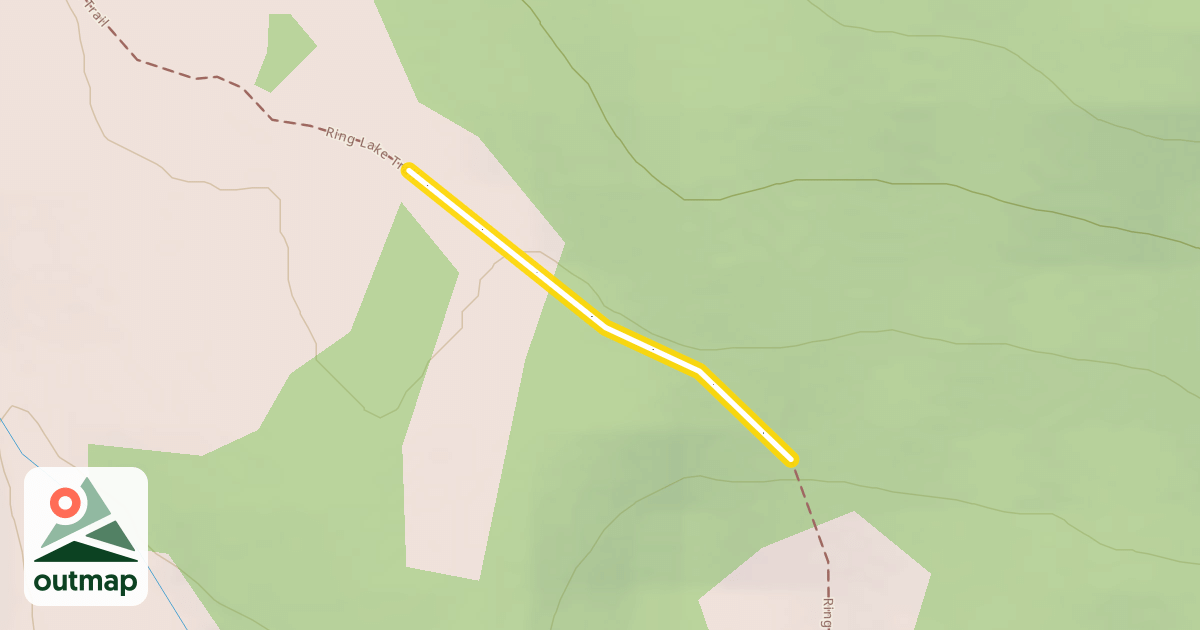 Map of Ring Lake Trail