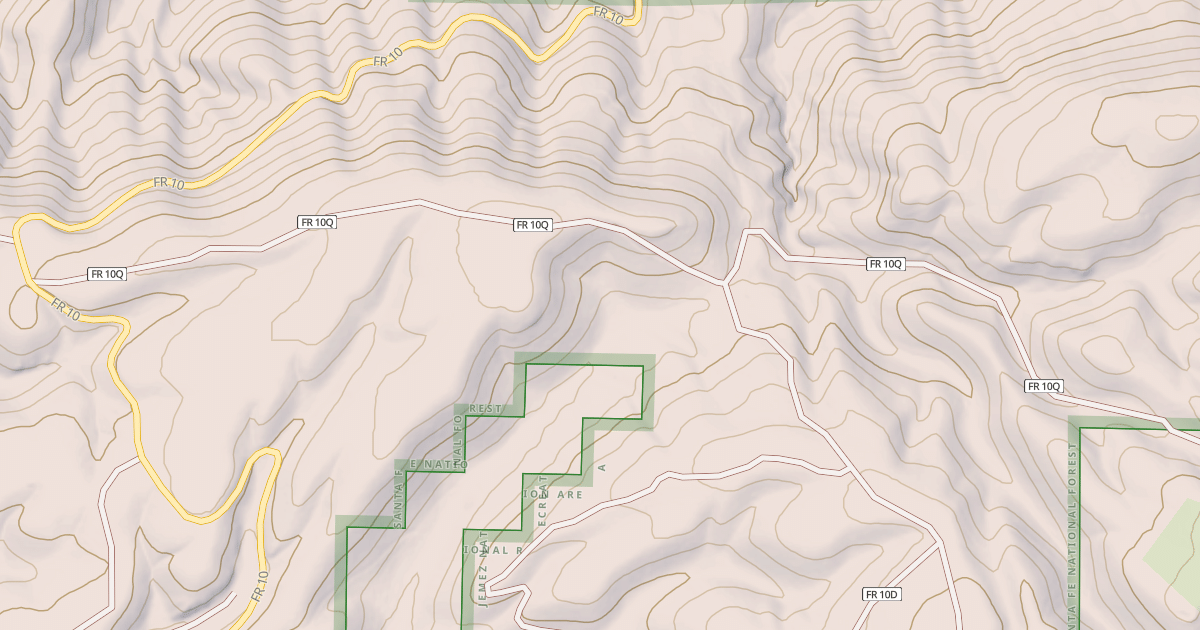 Map preview of USFS Motor Vehicle Use Map Roads {9942165B-852C-4FED-ADEE-5264EB6BA1DD}
