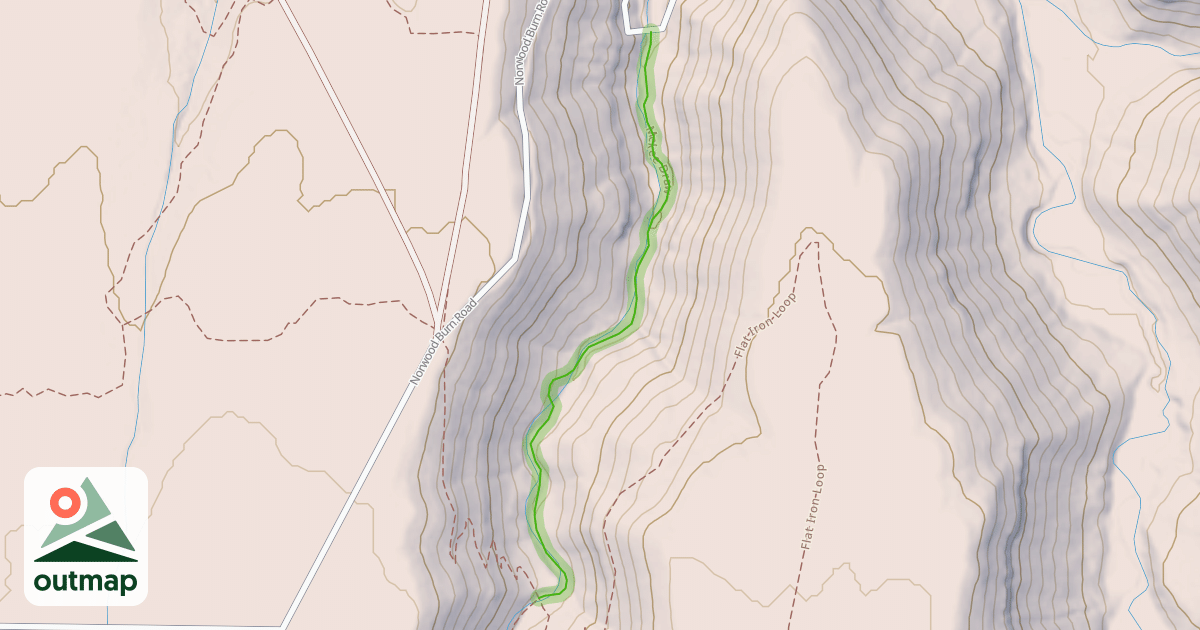 Map of Mckee Draw