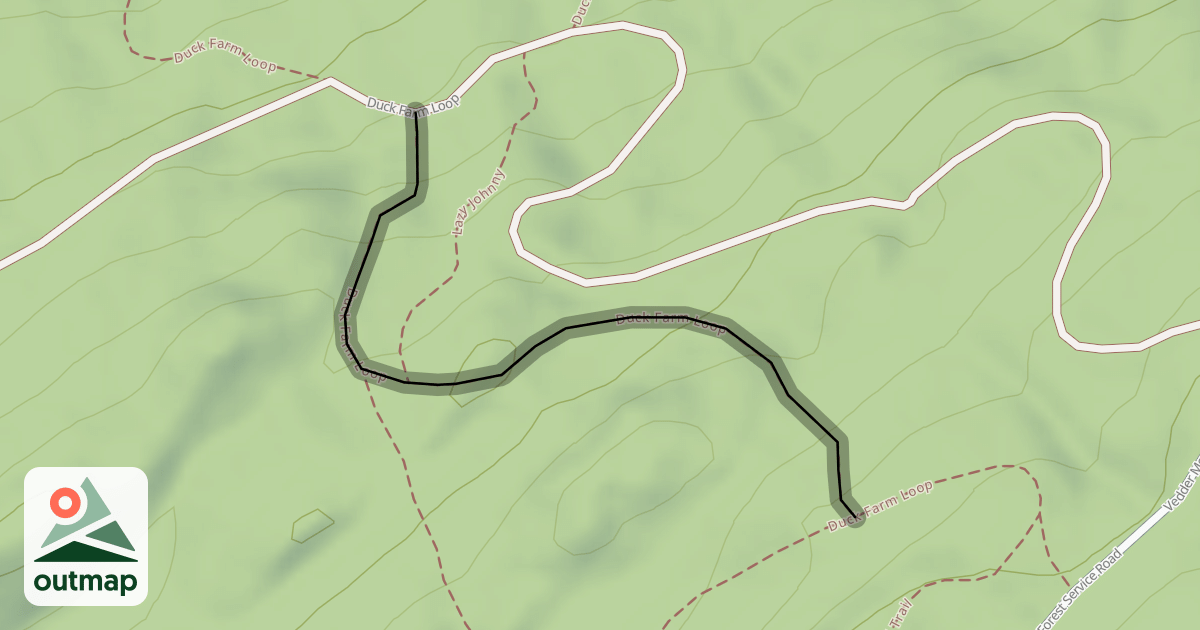 Map of Duck Farm Loop