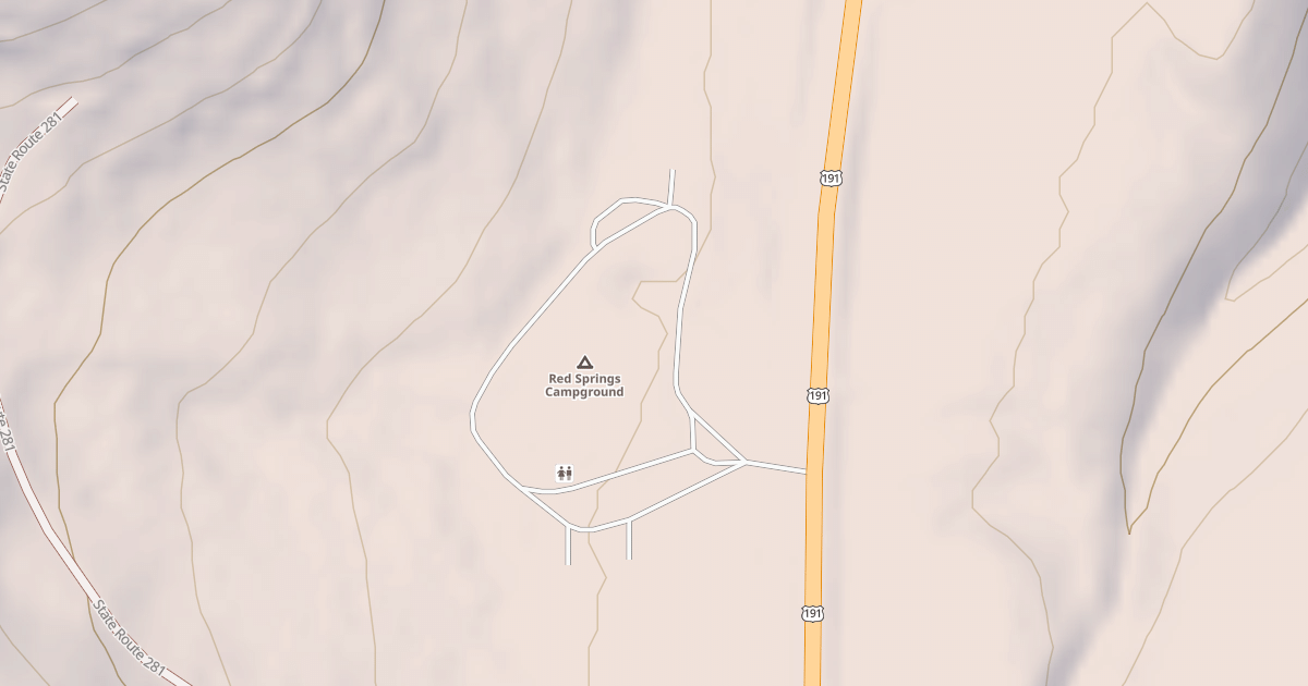 Map preview of RED SPRINGS C.G.