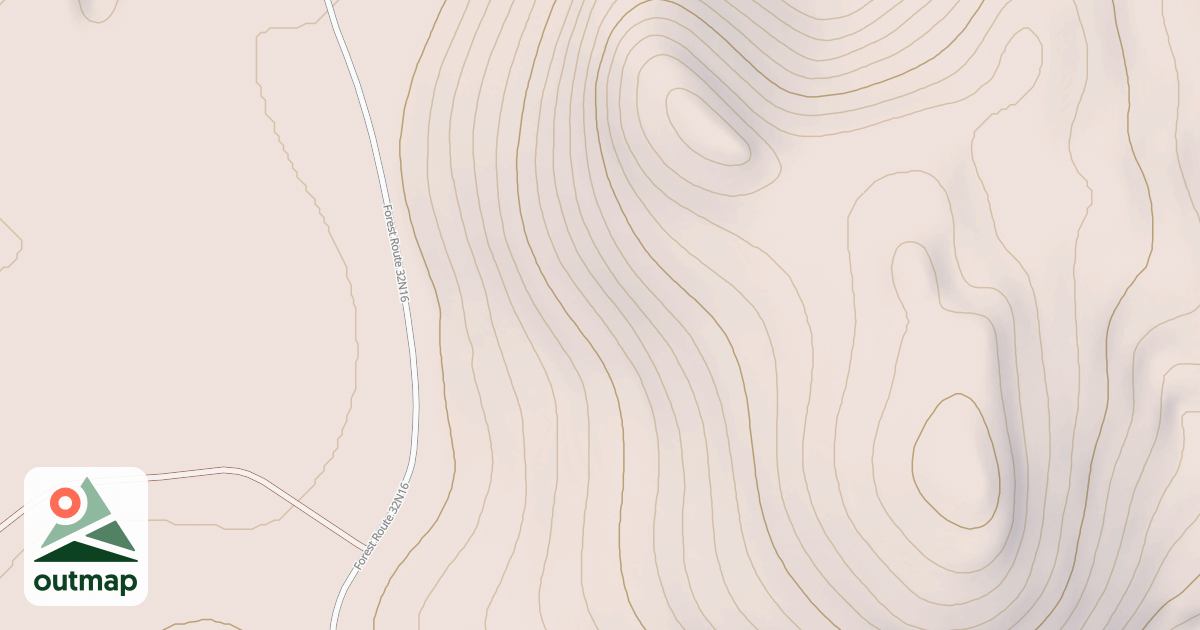 Map of ASHPAN BUTTE SPUR