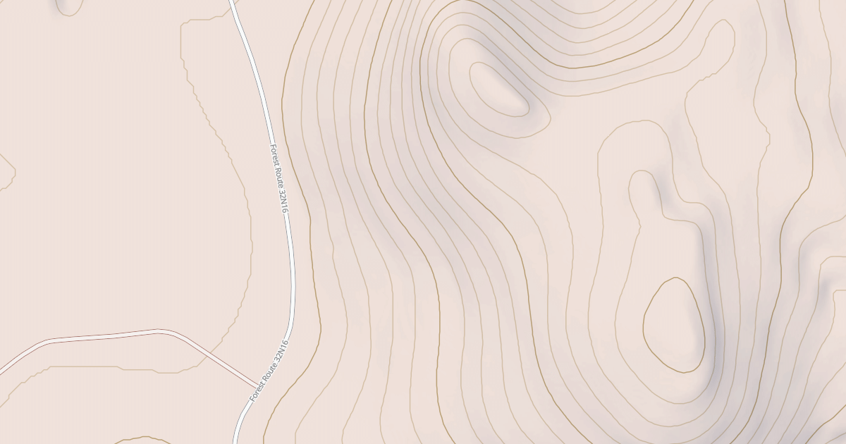 Map preview of ASHPAN BUTTE SPUR