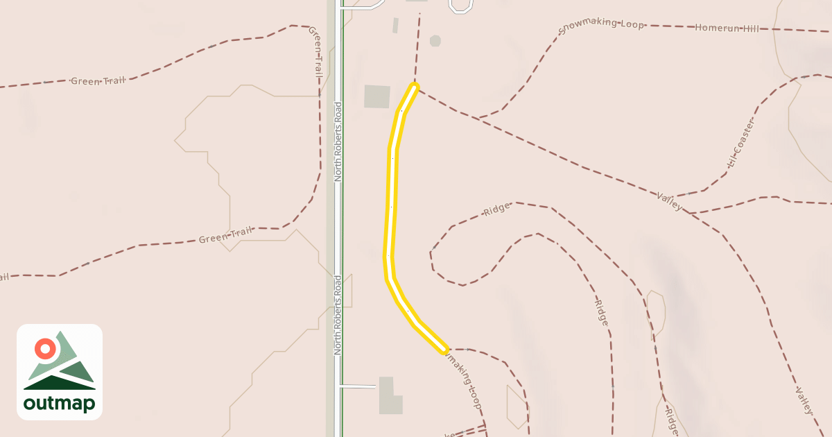 Map of Snowmaking Loop
