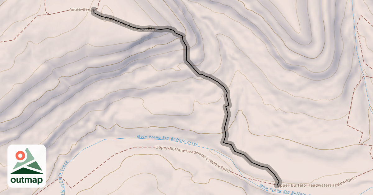 Map of Trail of the Ancients (DH)