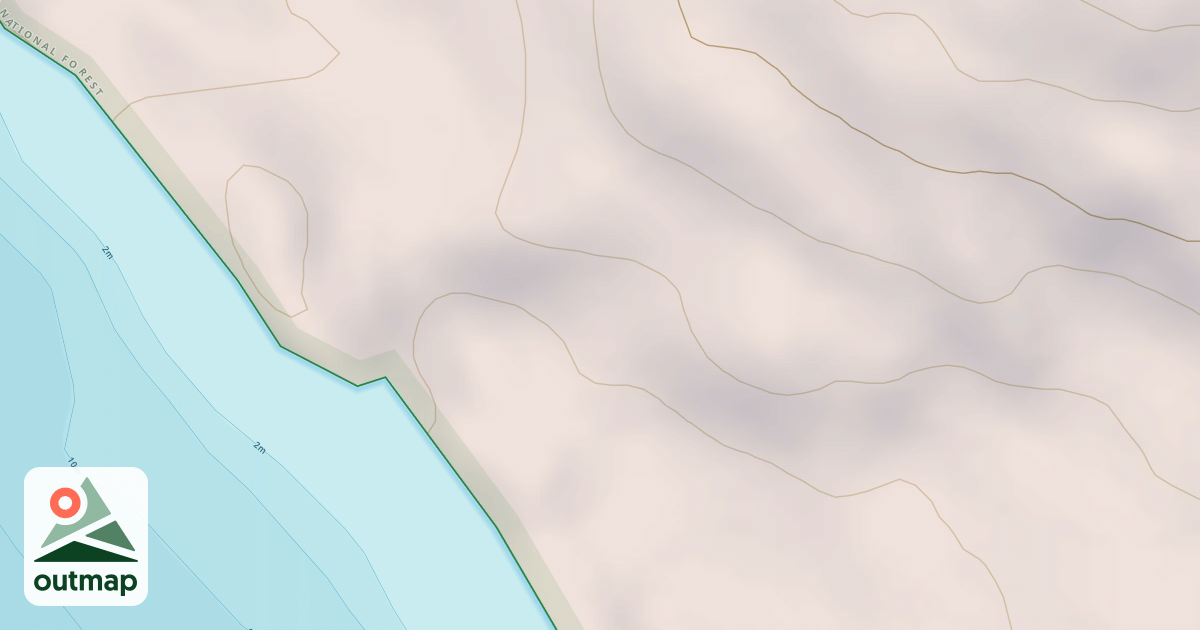 Map of Kizhuchia Creek Road