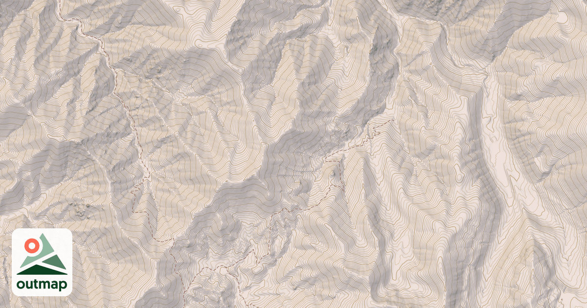 Map of RATTLESNAKE BASIN