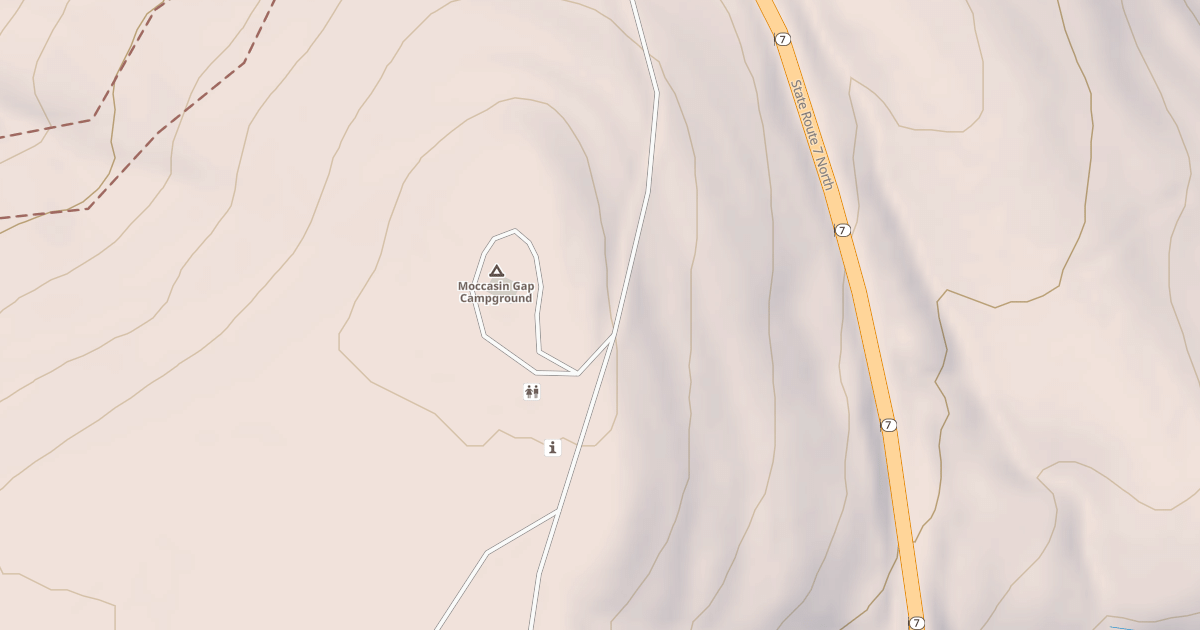 Map preview of USFS National Forest System Roads {3647E9FE-03B5-4629-9D3B-0199735BEBF6}