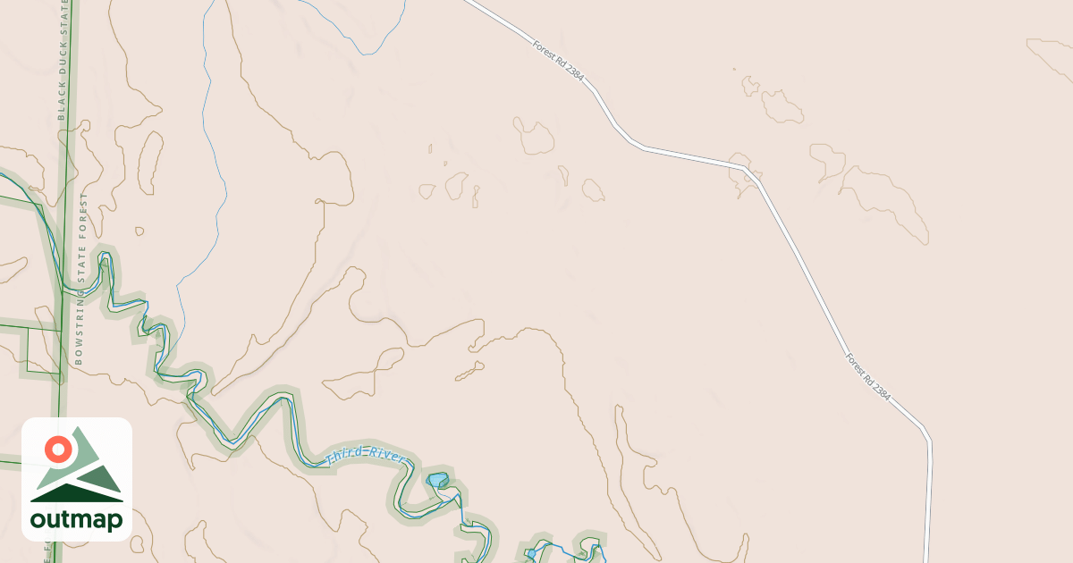 Map of FISHERMANS ROAD SPUR D