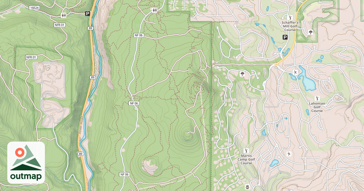 Map of BALD MOUNTAIN MOTORCYCLE TRAIL