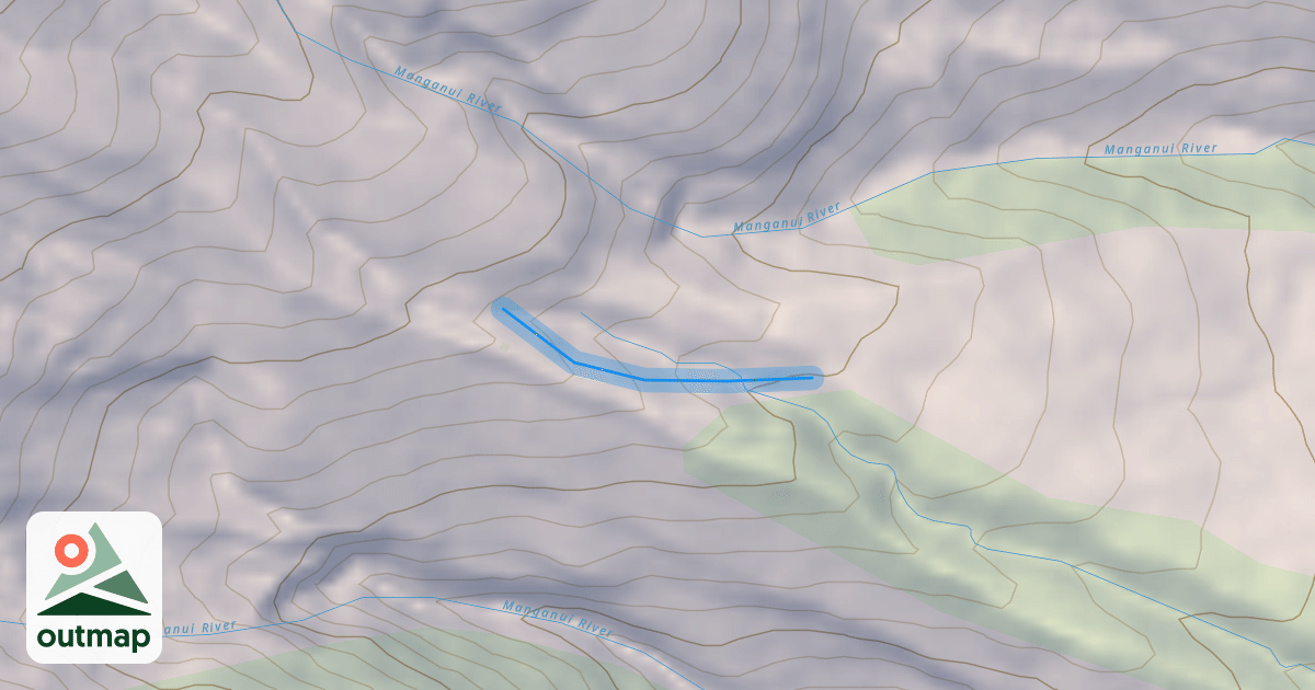 Map of Outlet Gully