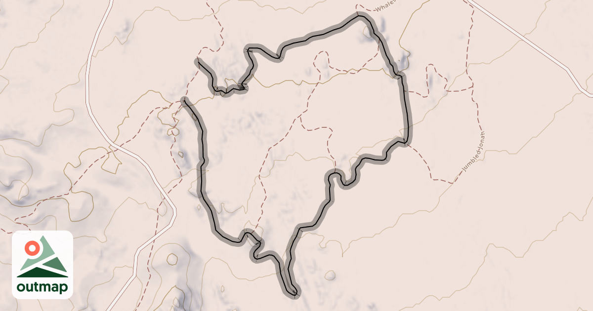 Map of Petrified Whales