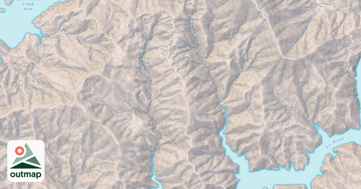 Map of BROCK MTN