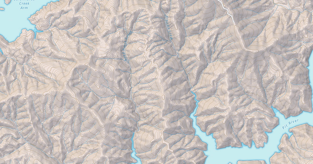 Map preview of BROCK MTN