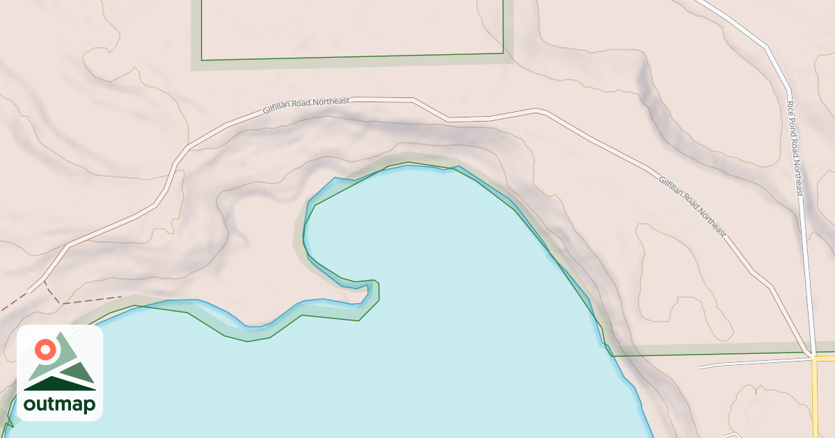 Map of GILLFILLIAN ROAD NORTHEAST