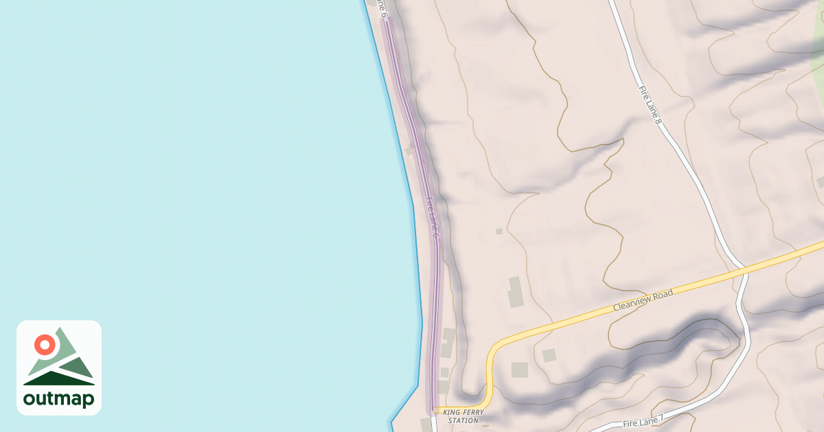 Map of Fire Lane 6