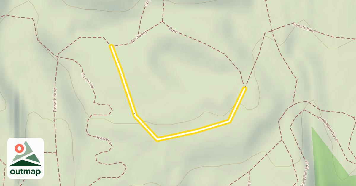 Map of Denali Loop