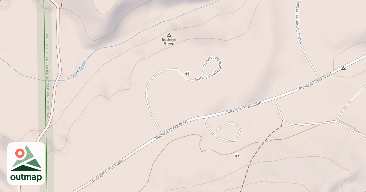 Map of BUCKEYE CG SITES 1-11