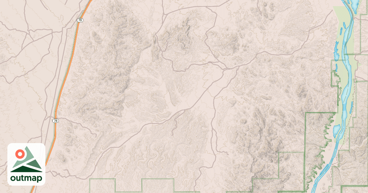 Map of BLM National GTLF Public Motorized Roads 4d246d04-fe57-403a-8319-e7354c7bbe70