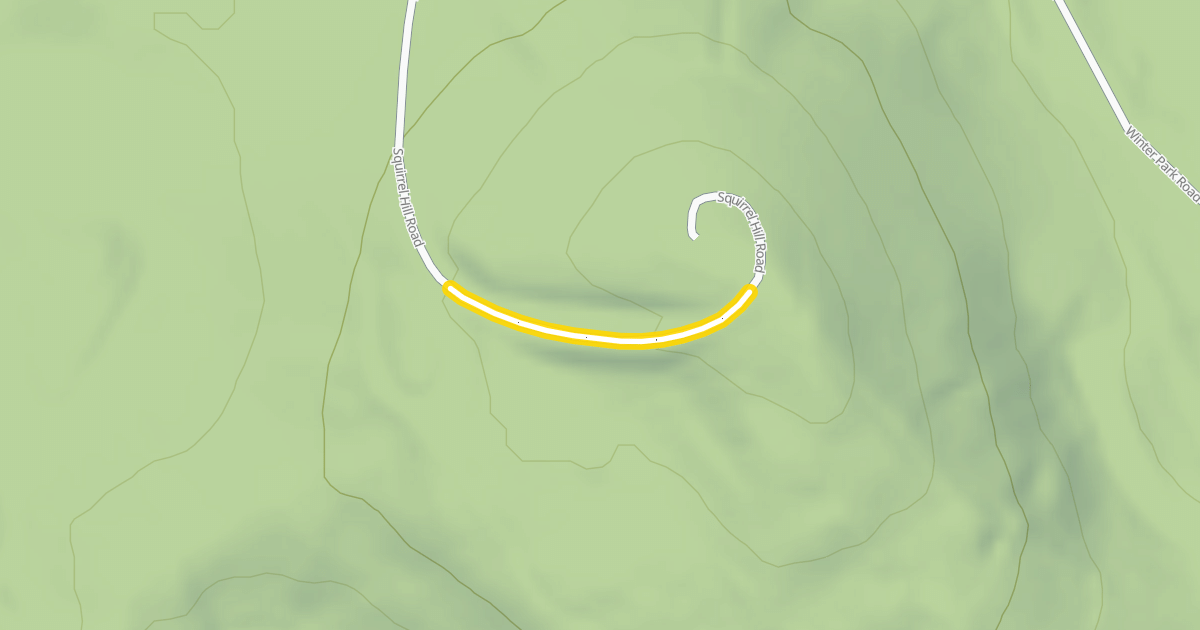 Map preview of Squirrel Hill Road