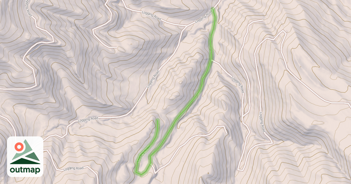 Map of Logging Road