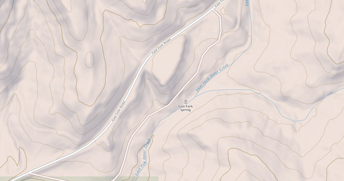 Map preview of EAST FORK SPRING