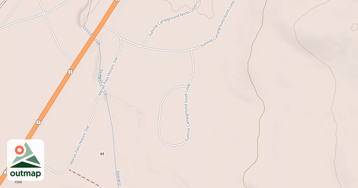 Map of SUMMIT CAMPGROUND SOUTH LOOP