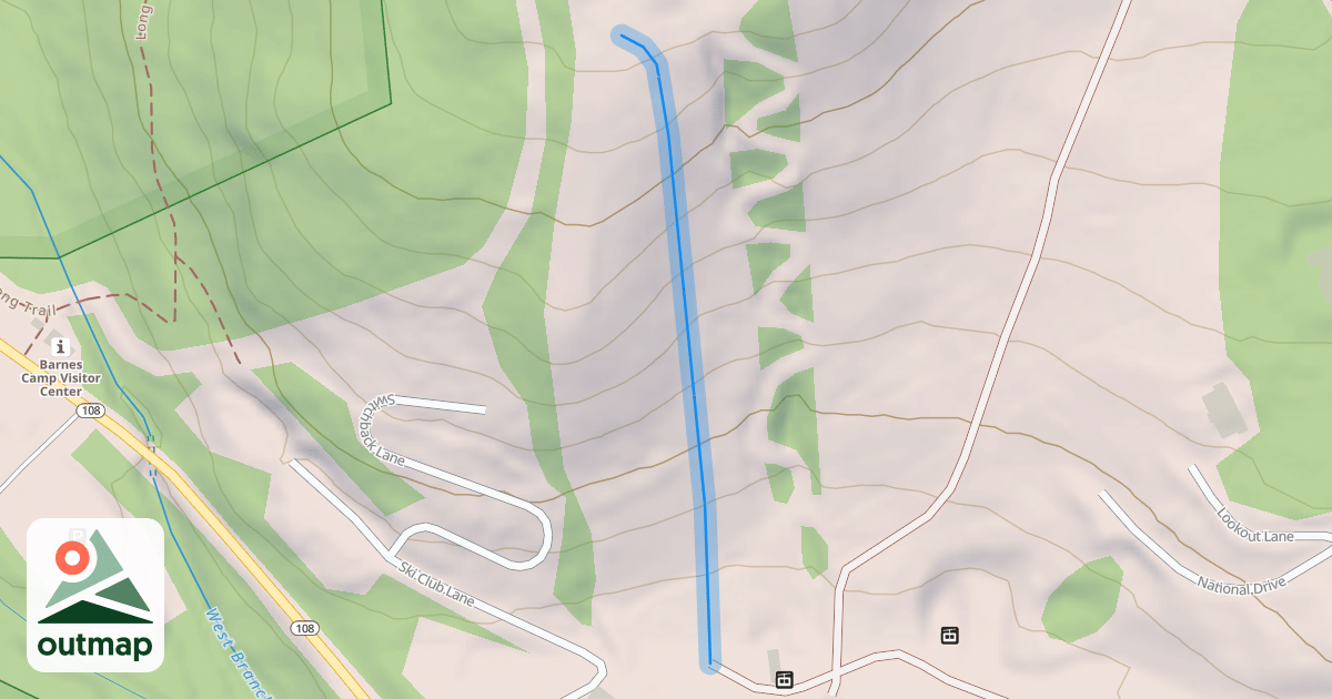Map of West Slope