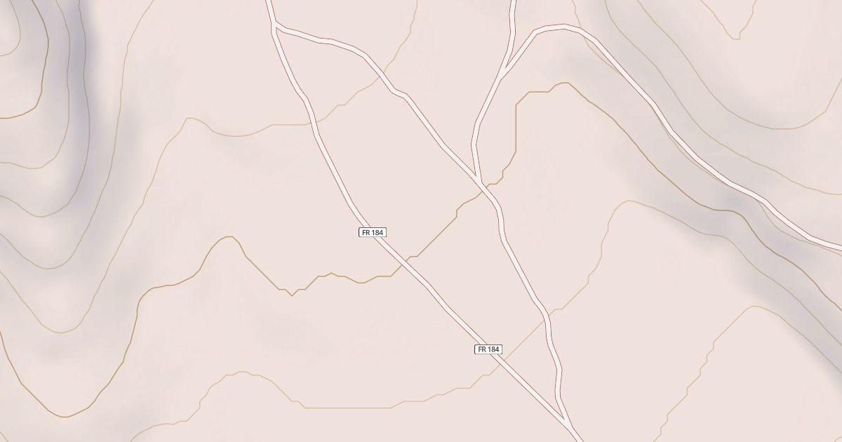 Map preview of LEFT FK. BOULDER CR SPUR A