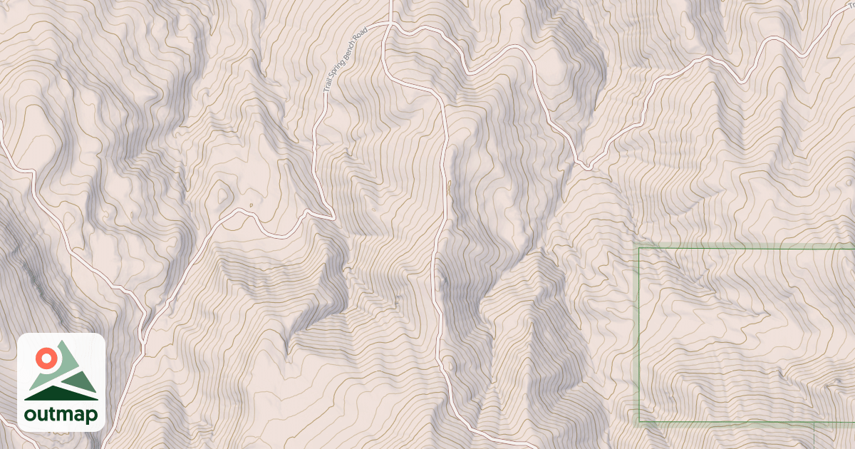 Map of Joseph Peak