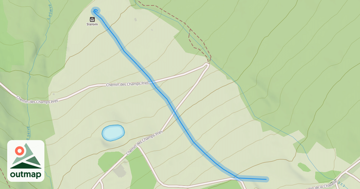 Map of Chamois