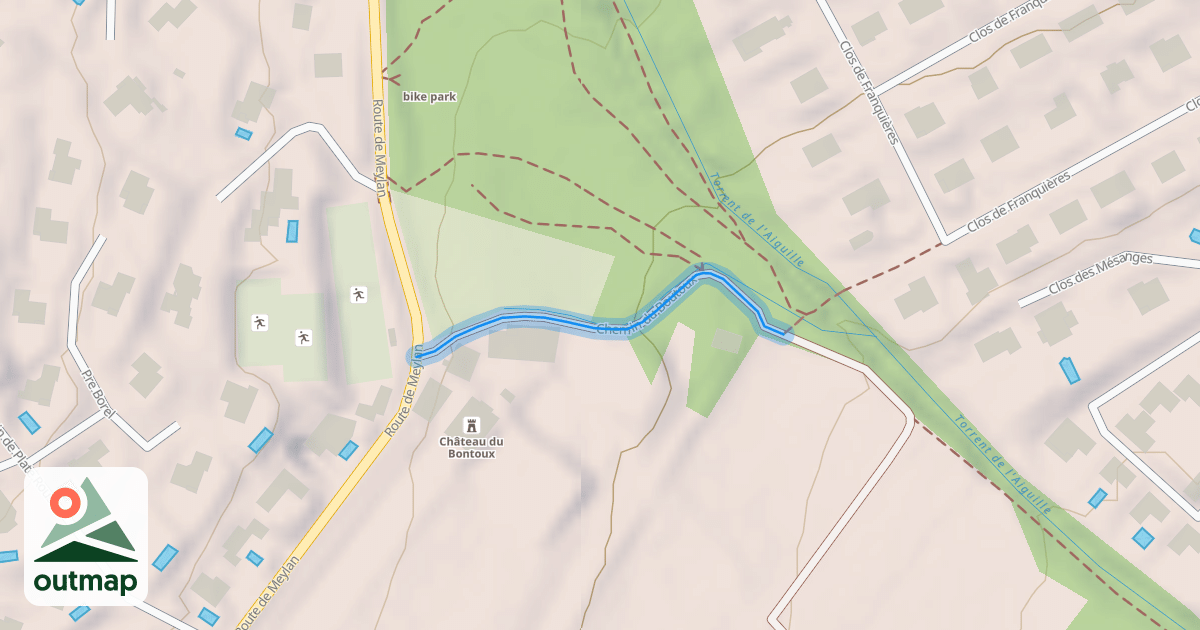 Map of Chemin du Boutoux