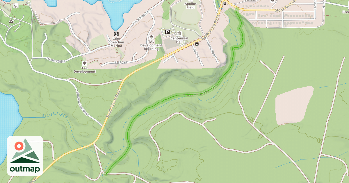 Map of Beaver Creek Trail