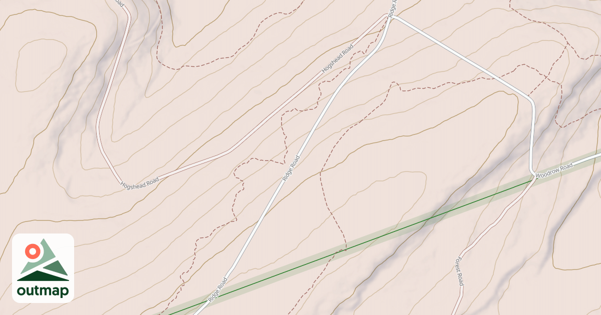 Map of Michaux State Forest – Snowmobile Trail System (Northern)