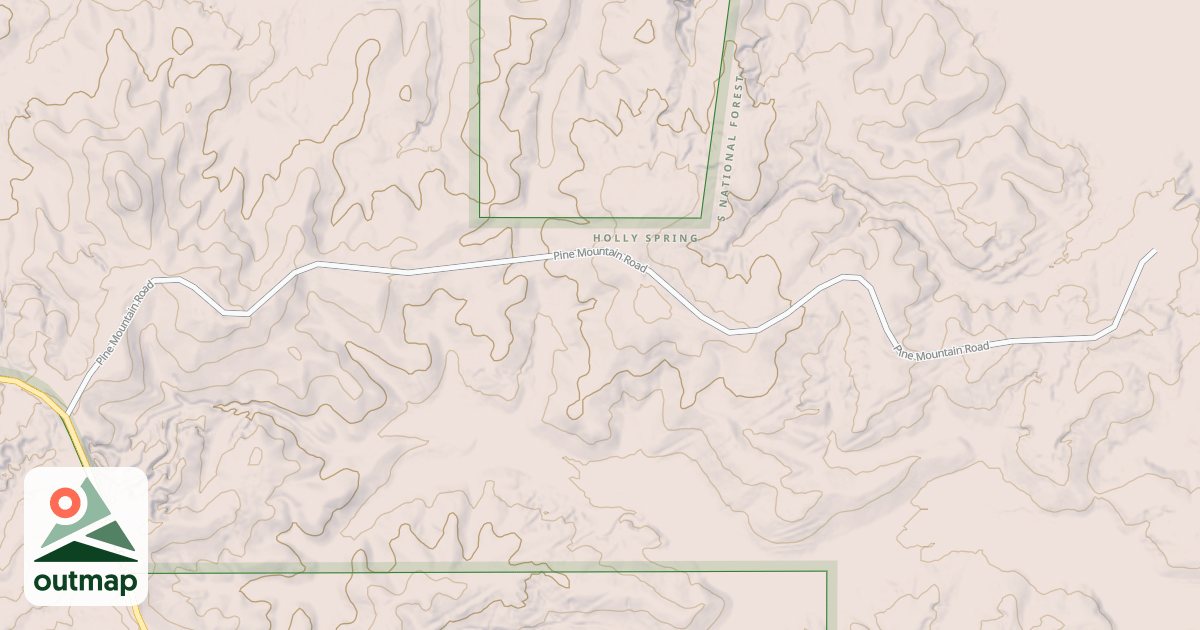 Map of USFS National Forest System Roads {7BDD134A-1033-4D3B-8002-3733B9F5DE96}