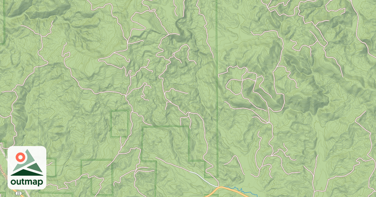 Map of USFS Motor Vehicle Use Map Roads {5496A9D5-9CF5-4B9A-A667-399801E07D93}