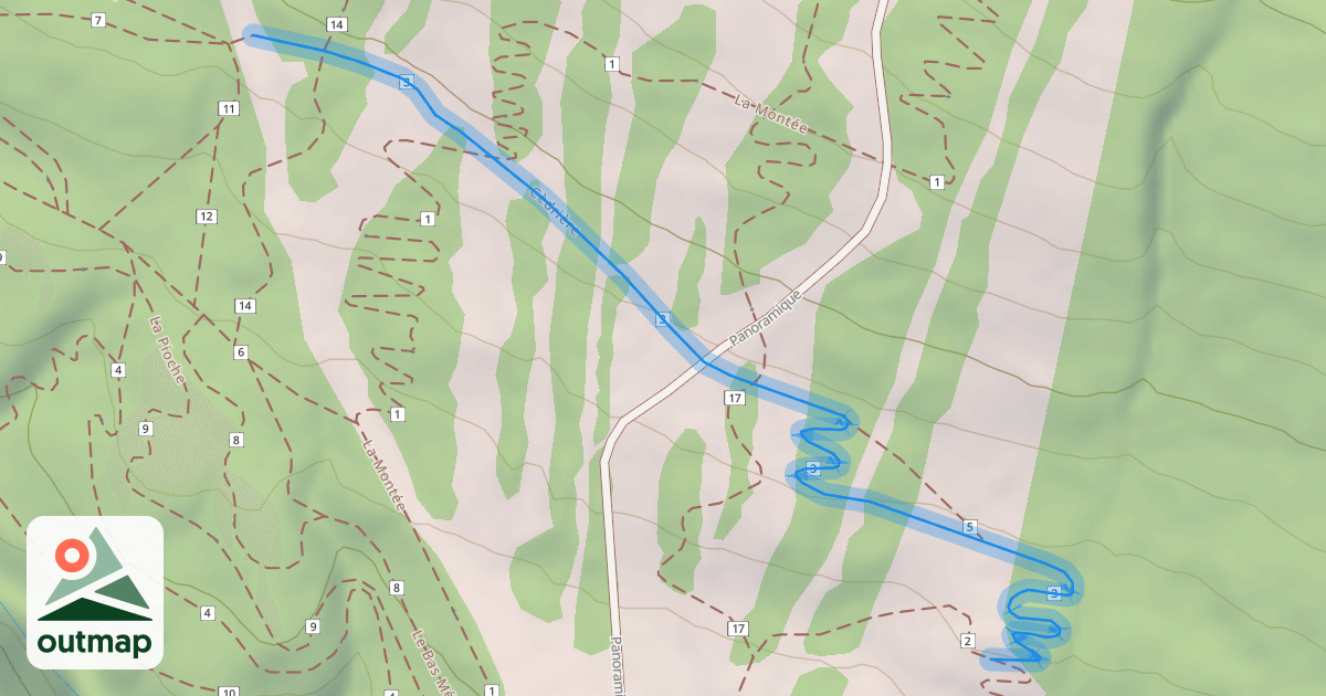 Map of Cèdrière
