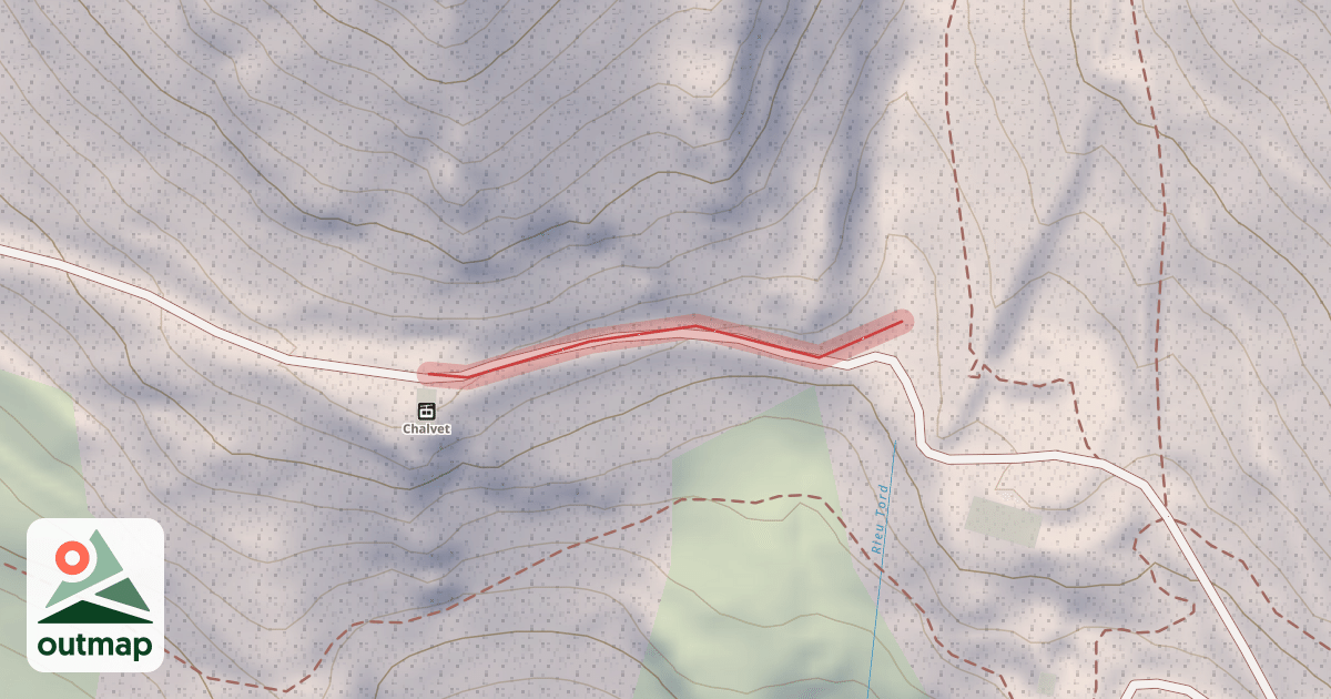 Map of Combe Charbonnière
