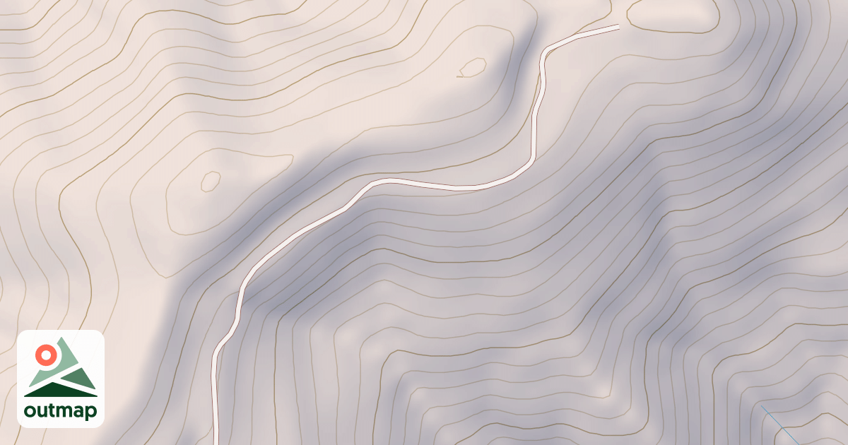 Map of BISHOP RIDGE