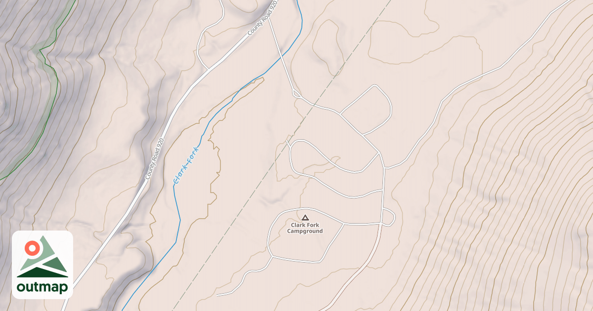 Map of CLARK FK C.G.