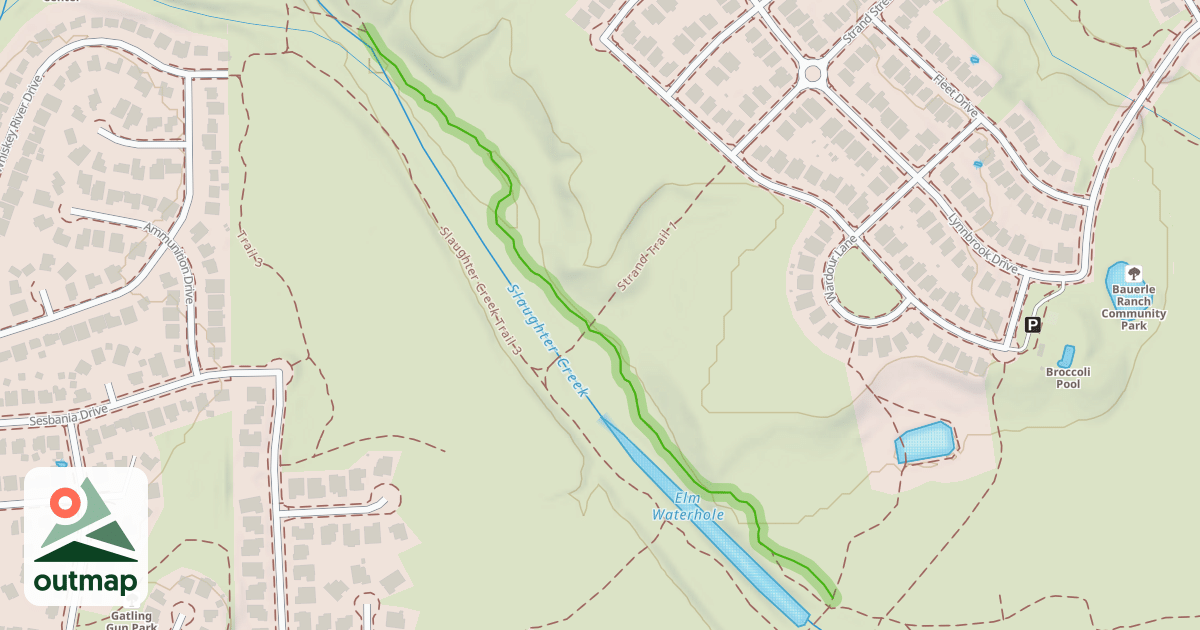 Map of Whistling Duck Trail