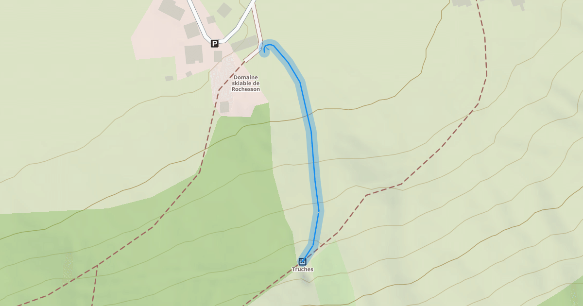 Map preview of Truches