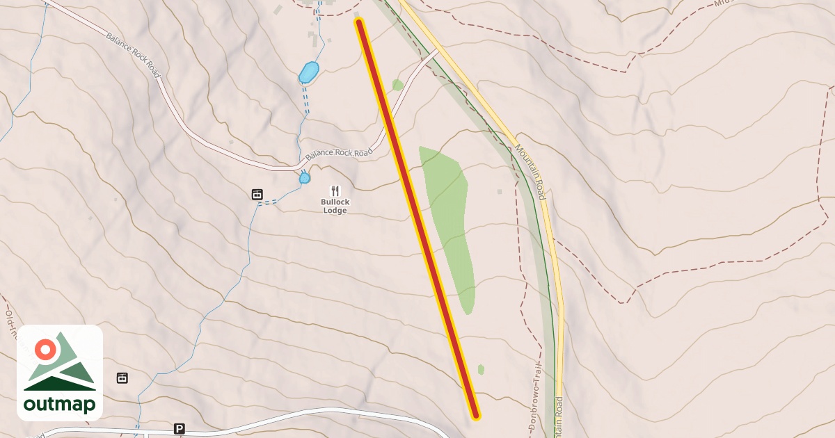 Map of Monadnock Express Quad