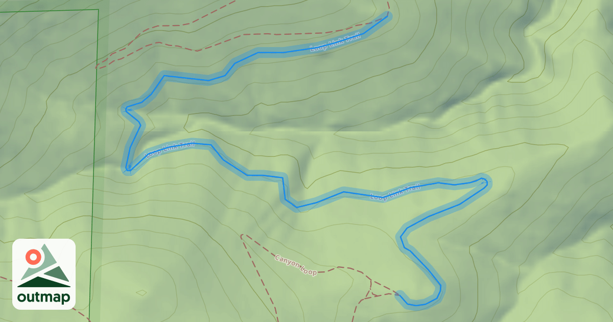 Map of Loop Link Trail