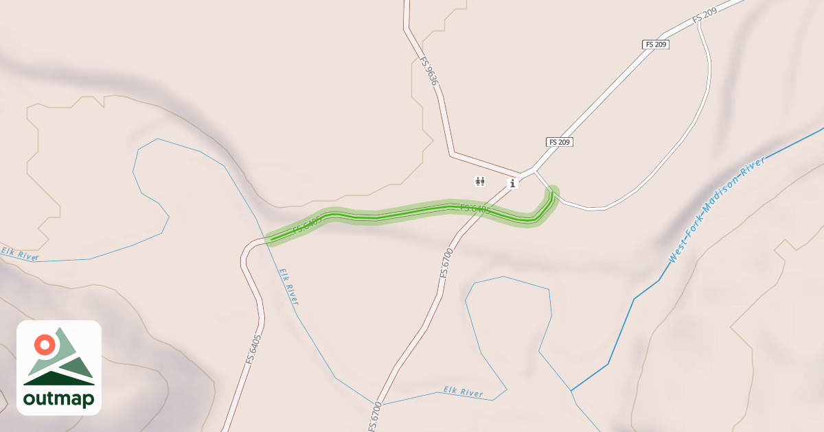 Map of FS 6405