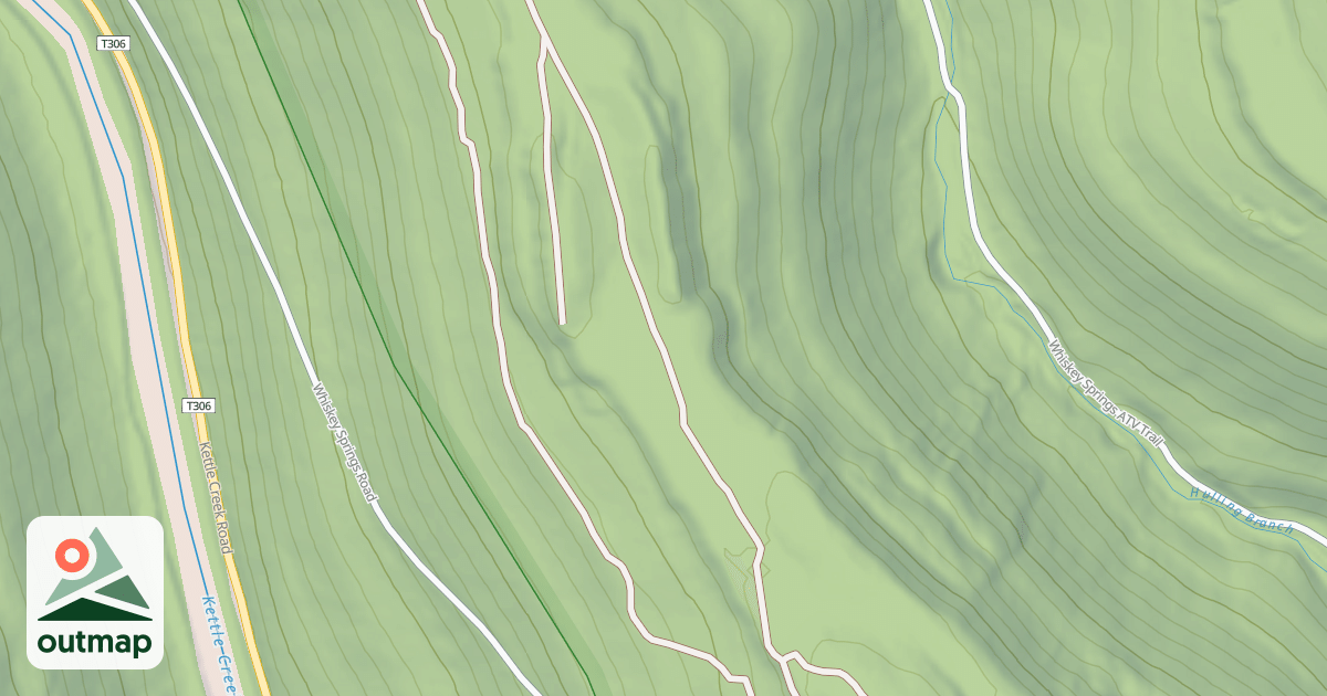 Map of Whiskey Springs Trails