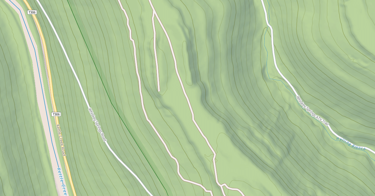 Map preview of Whiskey Springs Trails
