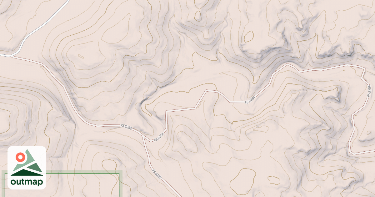Map of USFS Motor Vehicle Use Map Trails 7249