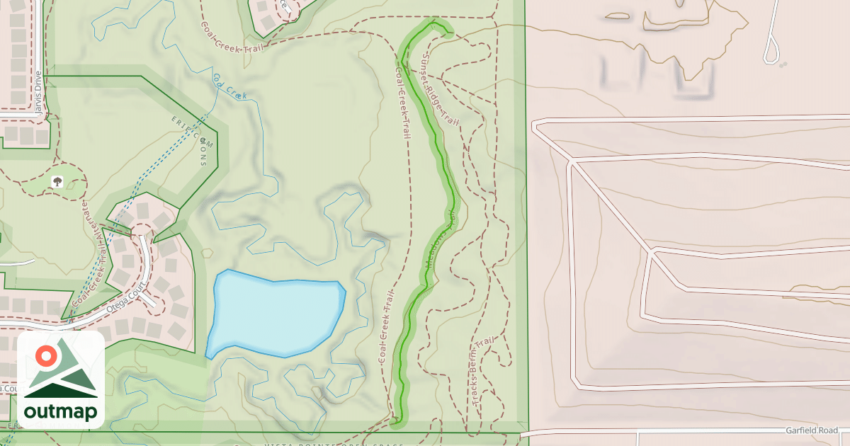 Map of Meadows Trail